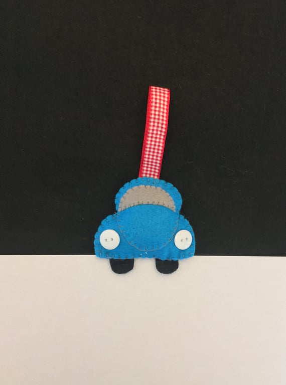 VW Beetle Car Felt Ornament Decoration SECONDS SUNDAY