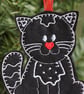 cat gingerbread pet keepsake hanging tree ornament - Image 4