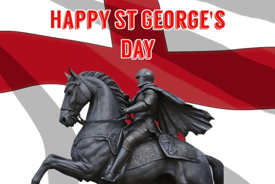 Happy St George's Day Greeting Card A5 
