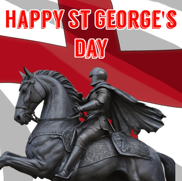 Happy St George's Day Greeting Card A5 
