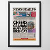 Personalised Birthday Gift Newspaper