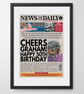 Personalised Birthday Gift Newspaper