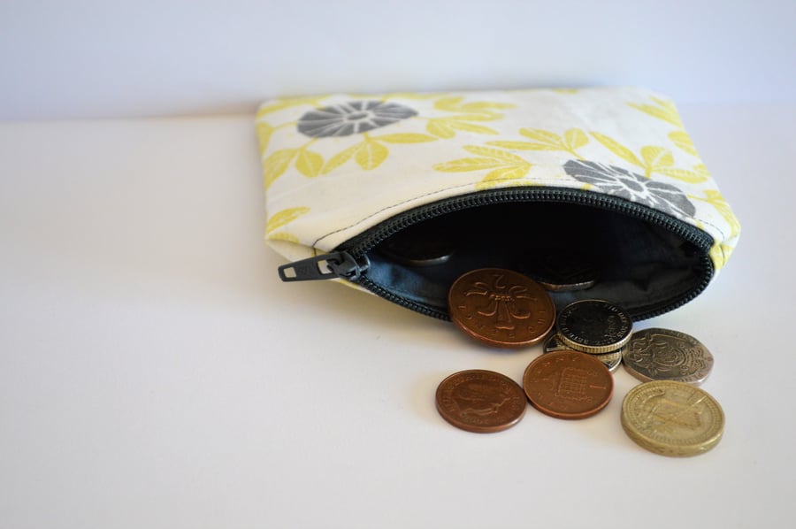 Coin purse, Floral purse, ladies purse, money purse