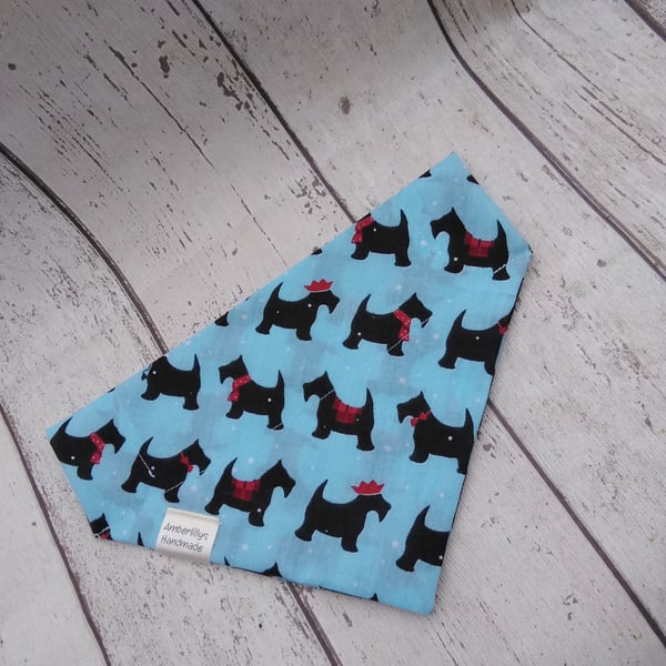 Festive Dog Bandana over the collar dogs Christmas