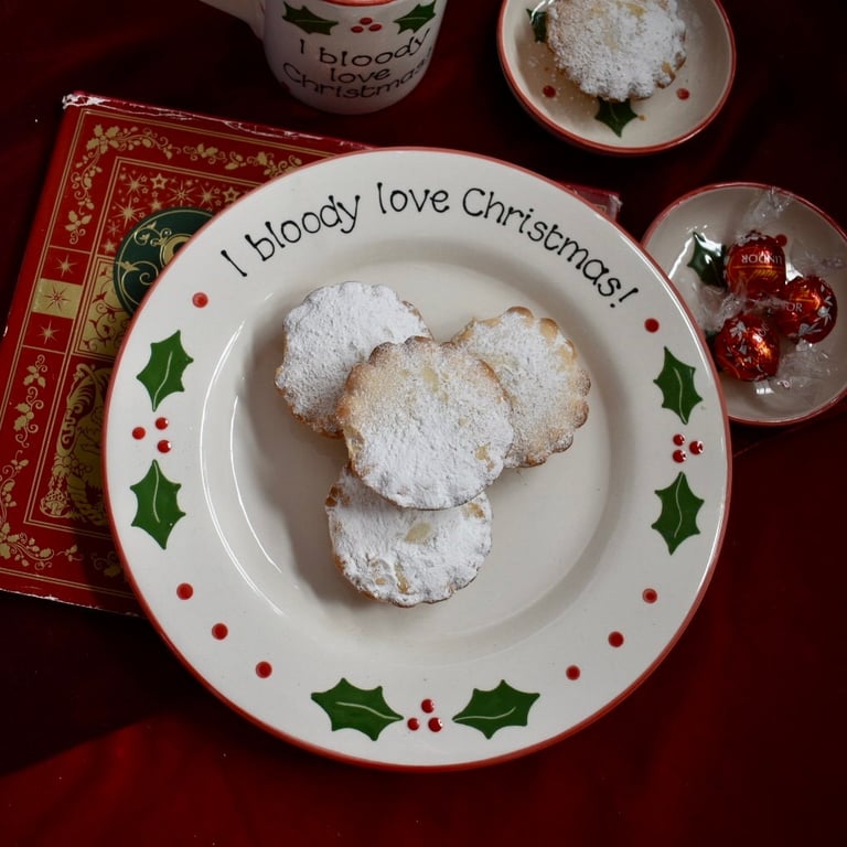 Classic Christmas I bloody love Christmas! plate