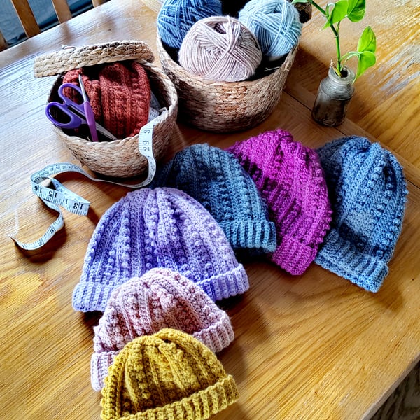 Ramble On Beanie (Digital Crochet Pattern)