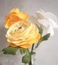 Desk Posy - a trio of paper flowers