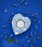 Forget-me-not Tea Light Holder - Hand Painted - Image 2