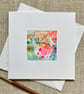 Original art card, blank card, hand painted, mixed media card for art lovers - Image 2