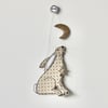 'Moon Gazing Hare' - Hanging Decoration