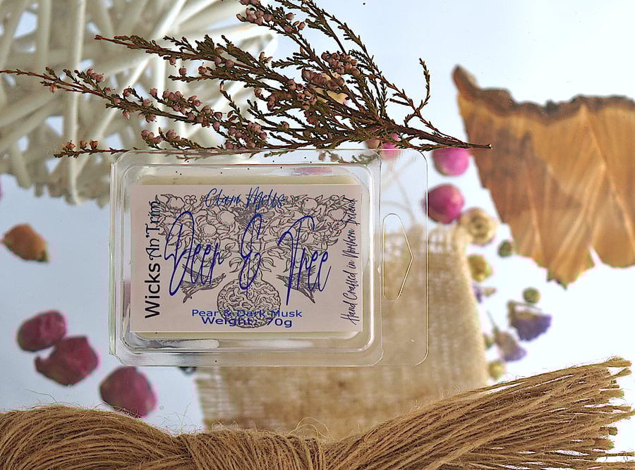 Deer & Tree Handmade Soy Wax Melt Clam Melts