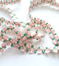 Pink and green decorative ribbon trim braid, ribbon, 3 metres, 10mm wide - Image 5
