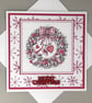 Festive wreath Christmas card - Image 4