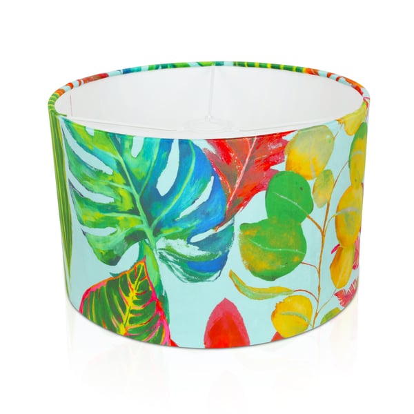 Tropical Bahamas Leaf  Lampshade For  Ceiling or Table Lamp Use