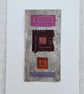 Colourful Combinations Red Orange Pink Lilac Handstitched Geometric Art Pictures - Image 4