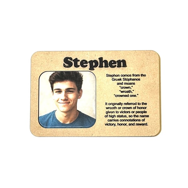 Handmade Personalised “Named” Picture Frame with meaning