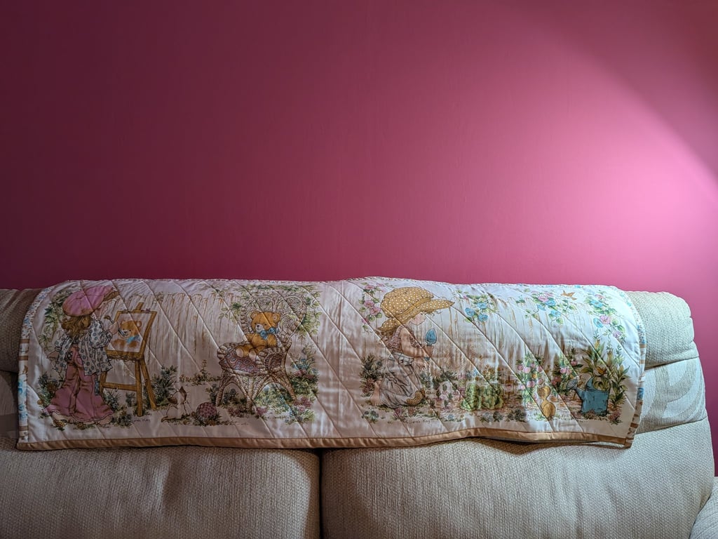 Handmade table runner or bed runner or couch runner decor