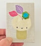 Spring Findling! Original Punch Needle Art, Original Textile Art - Image 1