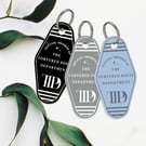 Classic Official Member - TPD Motel-Style Keyring: Retro Acrylic Keychain, Song