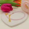 Rose Quartz Anklet