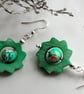 Mother of Pearl & Polymer Clay Earrings  - Image 2