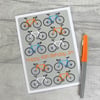 Personalised Bicycle Birthday Card 18th, 21st, 30th, 40th, 50th, 60th 