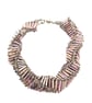 Ladies hanmade purple twisted spiral bracelet