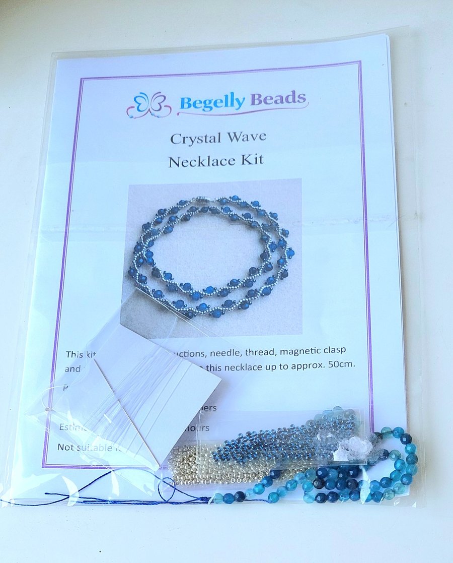 Begelly Beads Crystal Wave Necklace Kit