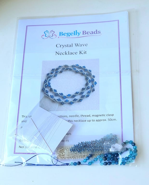 Begelly Beads Crystal Wave Necklace Kit