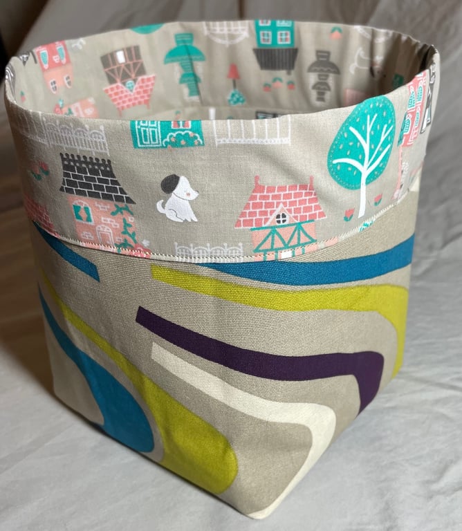 Fabric storage tub - medium