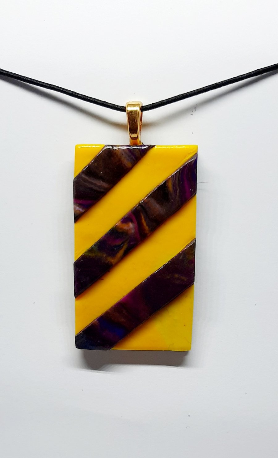 Polymer clay pendant 