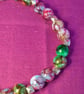 Earthy Marbled Beaded Bracelet - Image 3