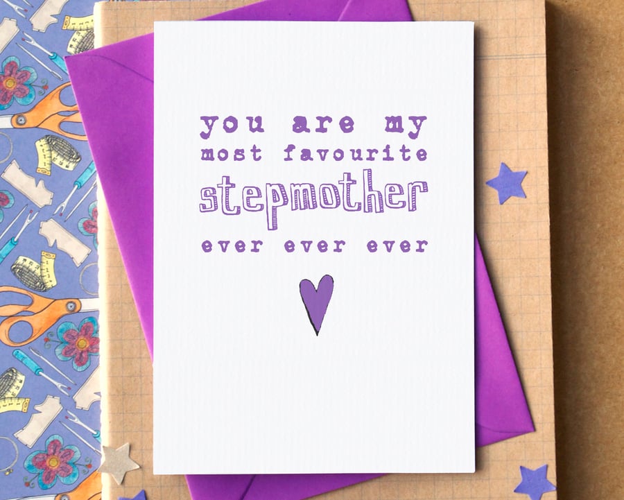 Funny Favourite Stepmother Mother's Day Card