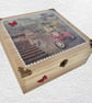 Rome Scooter: Decorated Wooden Trinket Keepsake Box 24cm - Image 2