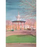 Blank greetings card A5 Devonport Park Plymouth from original gouache painting - Image 3