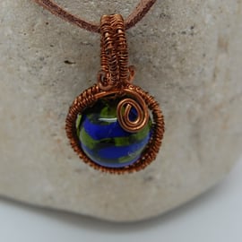 Blue Marble Pendant