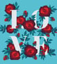 126 - Love Roses - Valentine - Cross Stitch Pattern - Image 4
