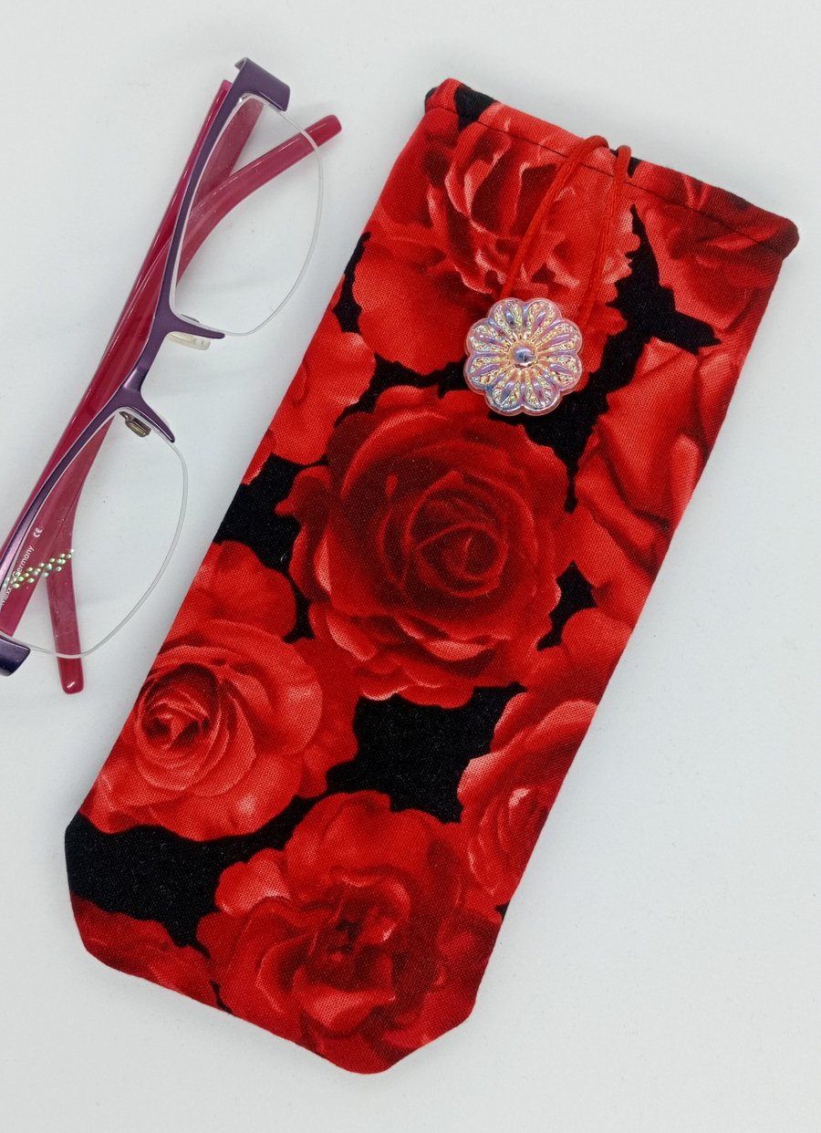Roses glasses case NO POSTAGE 297LF