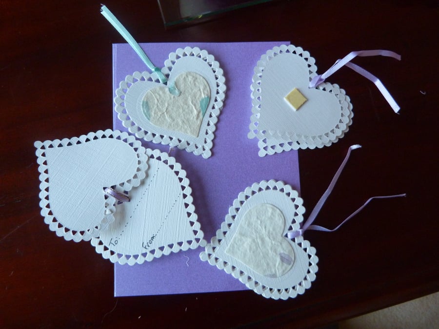 Pretty Heart Gift Tags