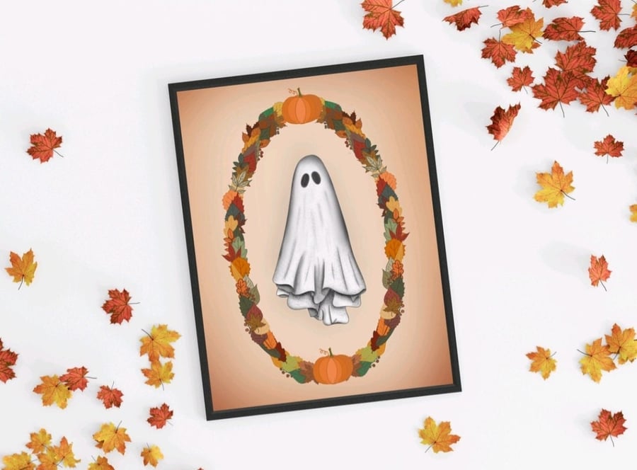 Autumn Ghost Art Print