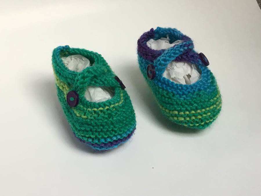 Mary Jane baby shoes for approx 3 month old baby. 