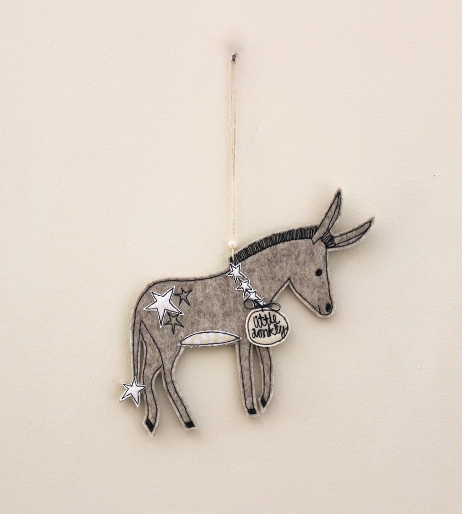 Little Donkey - Hanging Decoration