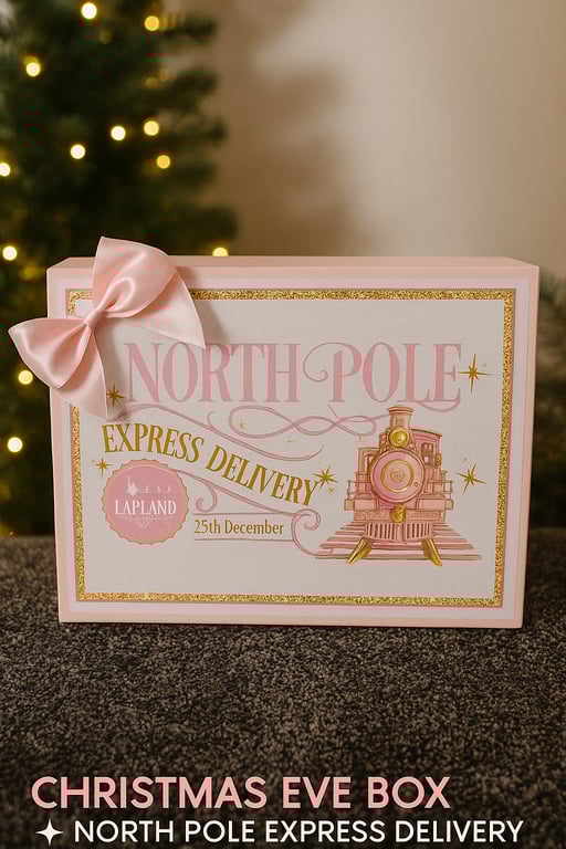 Personalised Christmas Eve Box North Pole Express Santa Delivery Gift Box Ki