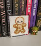 Skeleton Gingerbread Man Coaster cross stitch - Image 2
