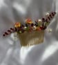Wild Flower - Natural Gemstone Jewelled Bridal Comb  - Image 7