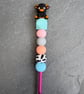 Cow silicone  beaded crochet hook 4.5mm  - Image 2