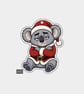 Funny Christmas Gift Tags For Adults, 6pk - Sad Santa Koala