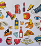 Pop art ephemera embellishments - comic book - cartoon die cuts - Image 3