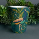 Peacock Teal Waste Paper Bin