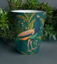 Peacock Teal Waste Paper Bin